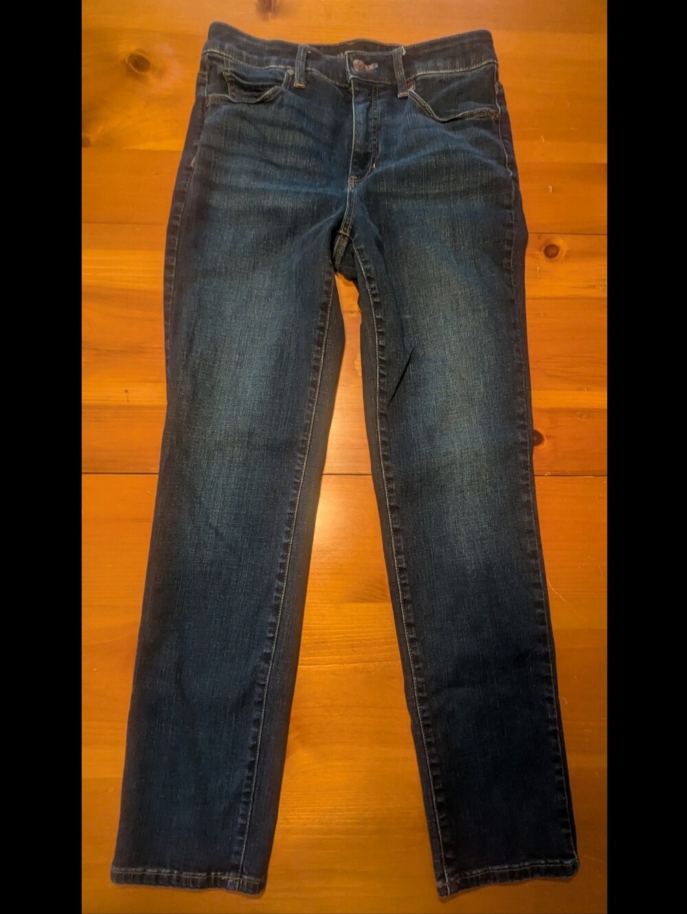 Talbots Dark Wash Straight Leg Jeans 4